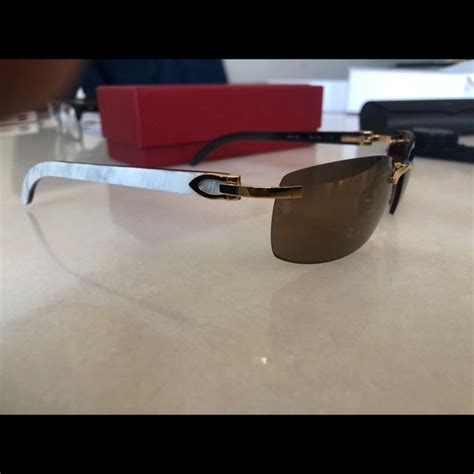 cheap cartier buffalo horn glasses|cartier genuine horn 140.